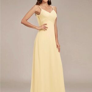 Ever Pretty Light Yellow Wedding Dress